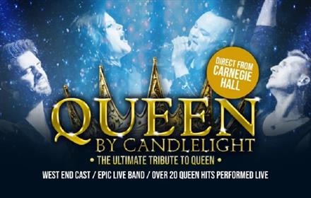 Advertising poster for Queen by Candlelight