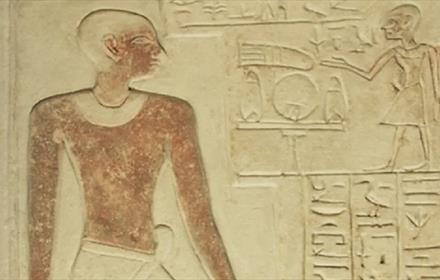 ancient Egyptian picture carved in stone