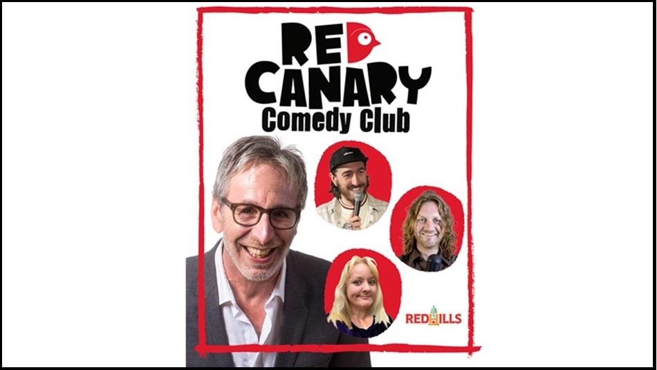 Poster with images of comedians taking part. Poster with images of comedians taking part.