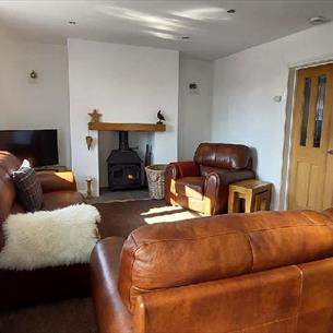 The lounge at Valley View Durham Dales Cottages