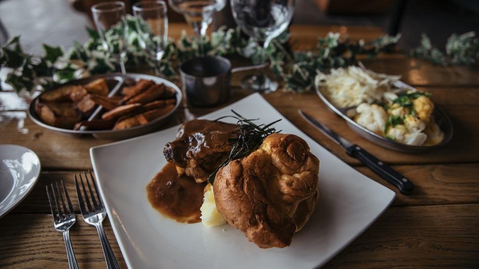 Image of a Sunday Lunch at South Causey Inn.
