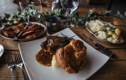 Image of a Sunday Lunch at South Causey Inn.
