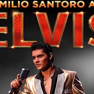 Emilio Santoro on stage as Elvis 