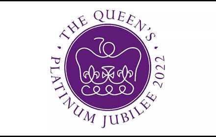 Queen's Platinum Jubilee Poster and Logo.
