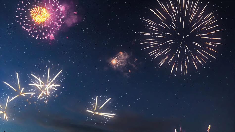 Fireworks. Fireworks.