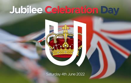 Jubilee Celebration Day at Ushaw. Image of the crown and Union Jack.