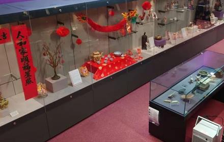 Year of the Dragon celebration display at Durham University Oriental Museum