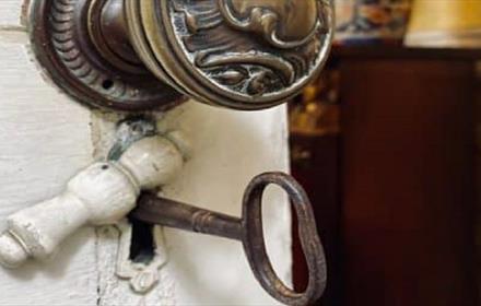 The key to a door at Raby Castle.