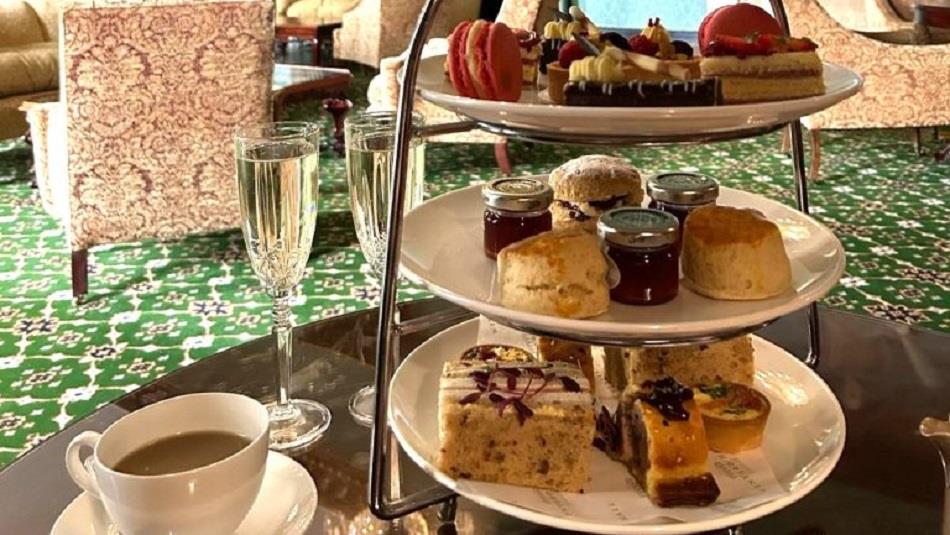 Wimbledon Afternoon Tea at Wynyard. Tea, alcohol, and a selection of delicious sweet and savoury treats. 
