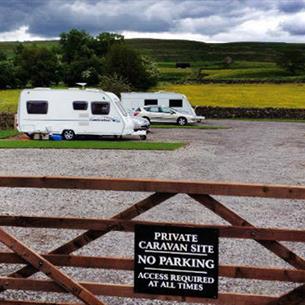 Caravanning at The Crown at Mickleton in the Durham Dales