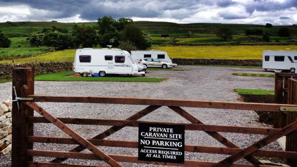 Caravanning at The Crown at Mickleton in the Durham Dales