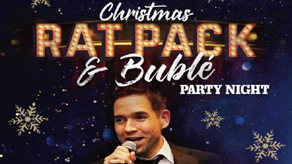 Rat Pack/Michael Bublé Christmas Party Night in the Clubhouse. Image of Dan James.