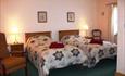 Twin Bedroom a Cornriggs Cottages