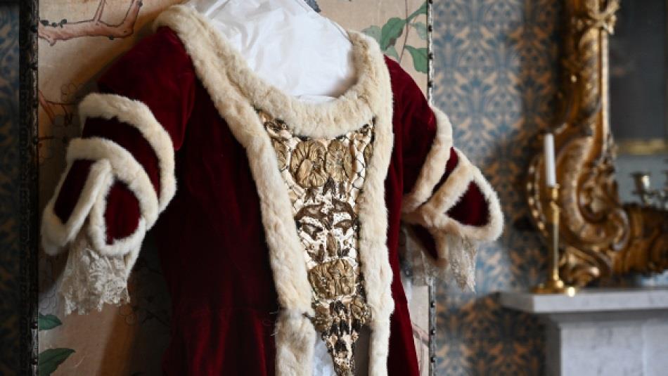 Glimpses Of Coronations Past coronation robes at Raby Castle