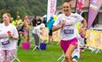Paula Radcliffe running in the Paula's Families on Track race at Durham City