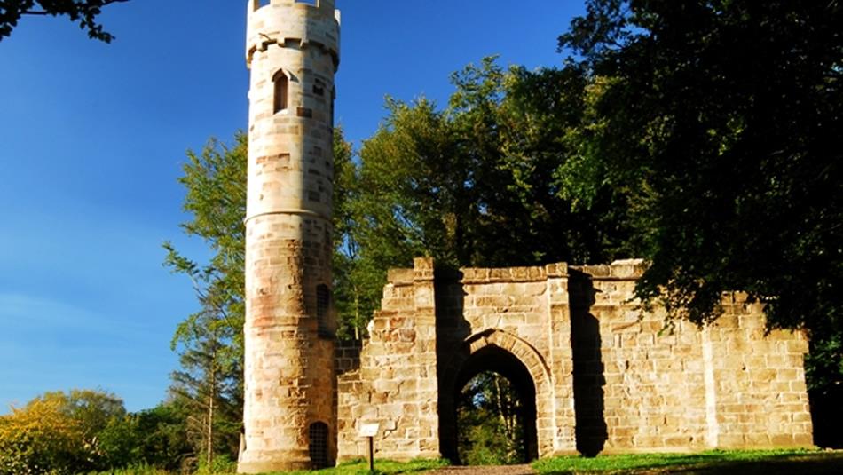 The Gothic Tower at Hardwick Park