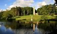 Lake with Tower and Neptune near Hardwick Hall