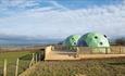 Yoga and Gaming Domes Located at Toft Hill