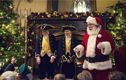 fireside stories with Father Christmas at Raby Castle