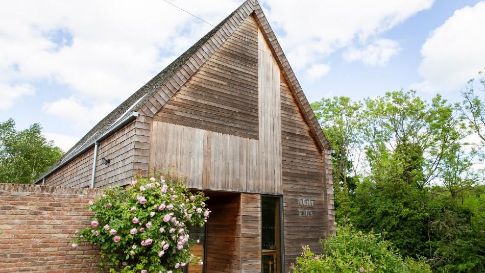 A barn roof The Garden Gate Café at Crook Hall Gardens A barn roof The Garden Gate Café at Crook Hall Gardens