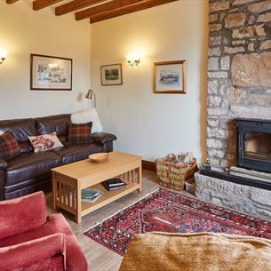 The lounge at Wodencroft Cottage Cotherstone
