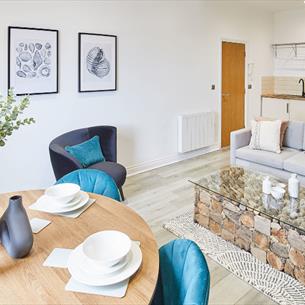 Lounge / Dining at Apartment 7 North Quay Seaham