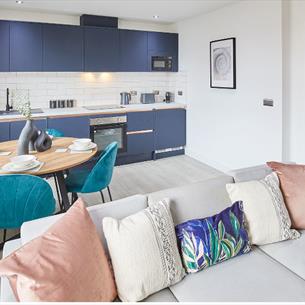 Lounge / Dining at Apartment 8 North Quay Seaham