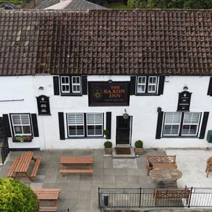 The Saxon Inn exterior image different angle from overhead