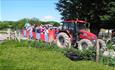Barrel Tractor rides at Hall Hill Farm