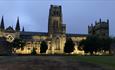 Durham Cathedral at night