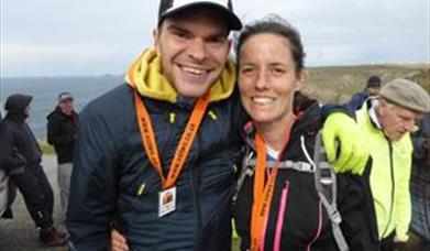 Luretta-and-Jon, Beachy Head Marathon Runners