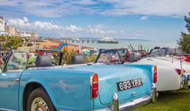 car on display at Eastbourne Magnificent Motors event