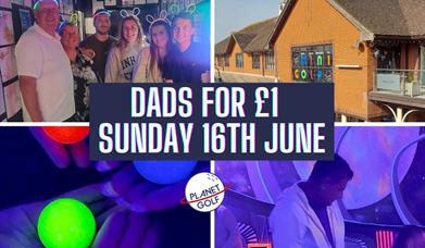 Dads £1 Mini Golf this Fathers Day