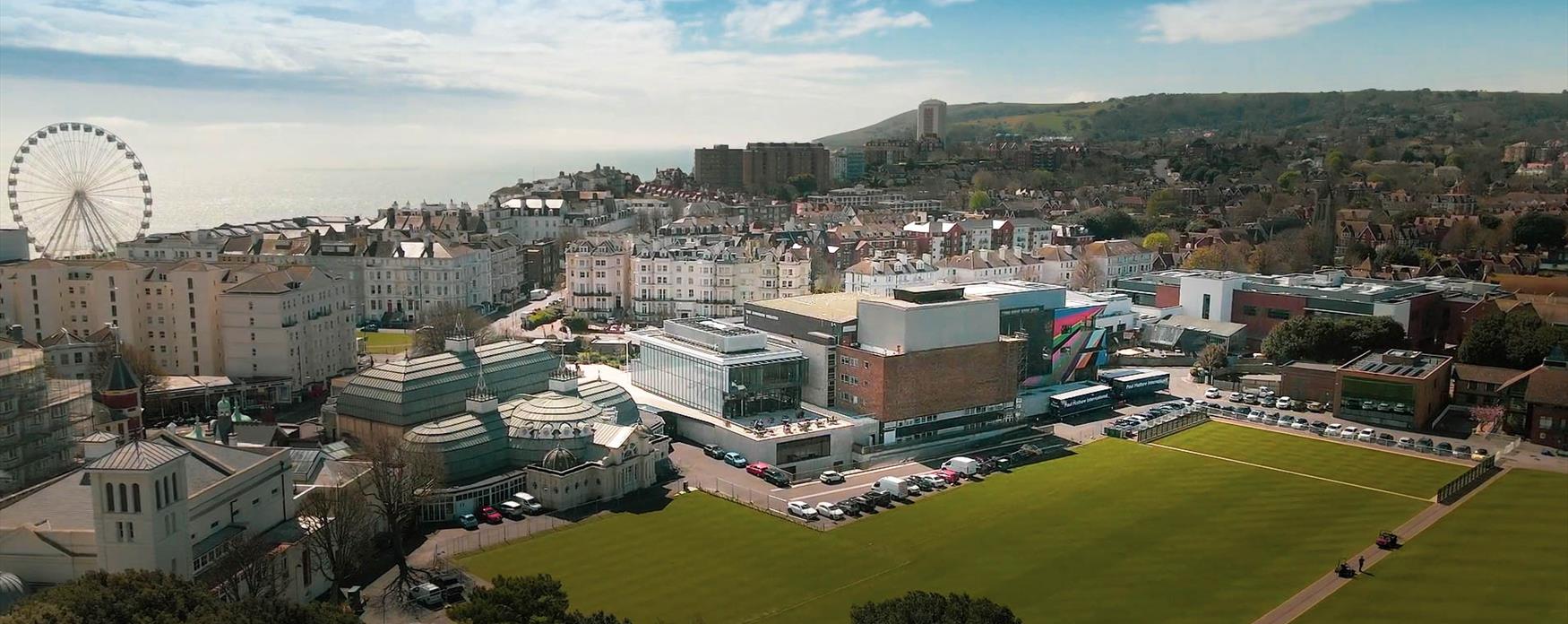 Areal shot of Devonshire Quarter