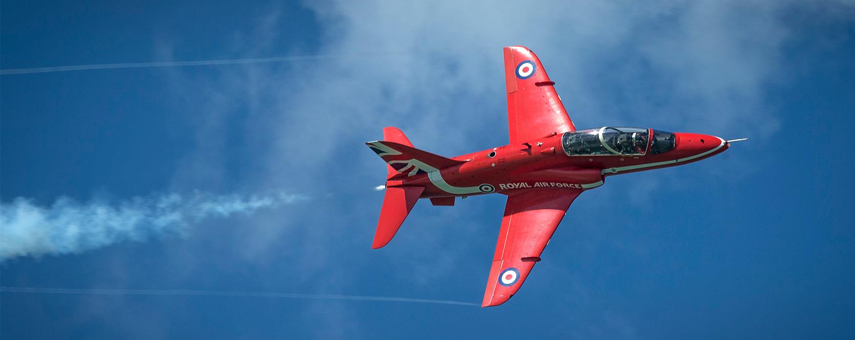 Red Arrows au spectacle aérien d’Eastbourne