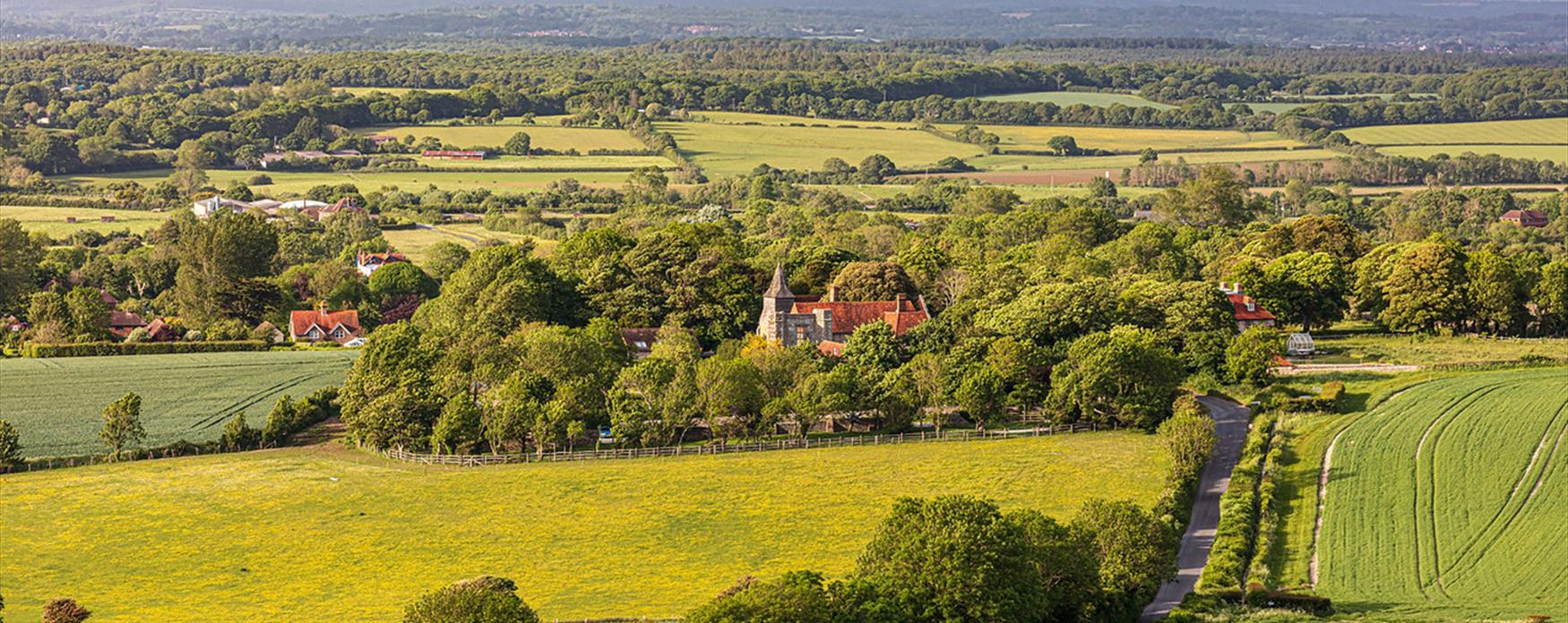 Campagne du Sussex près d’Eastbourne