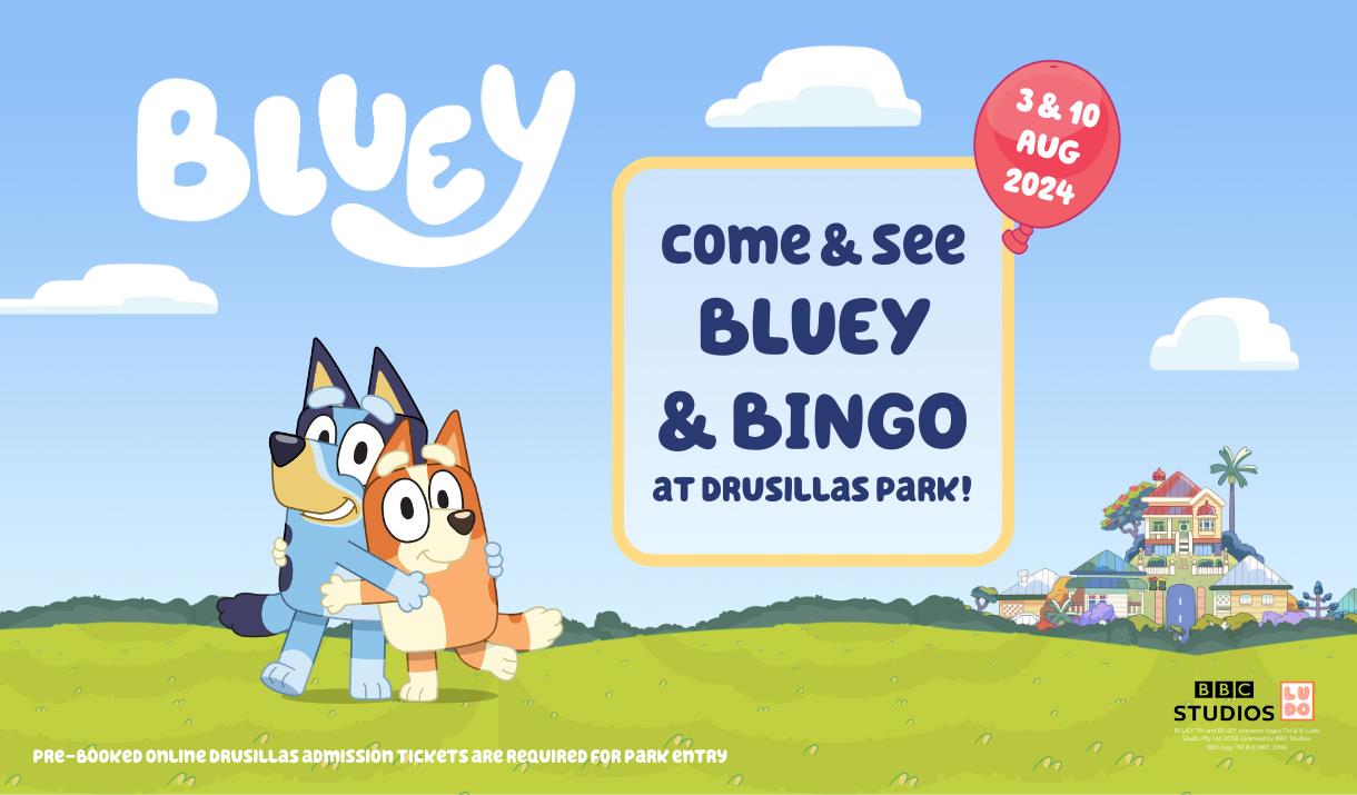 Bluey & Bingo at Drusillas Park