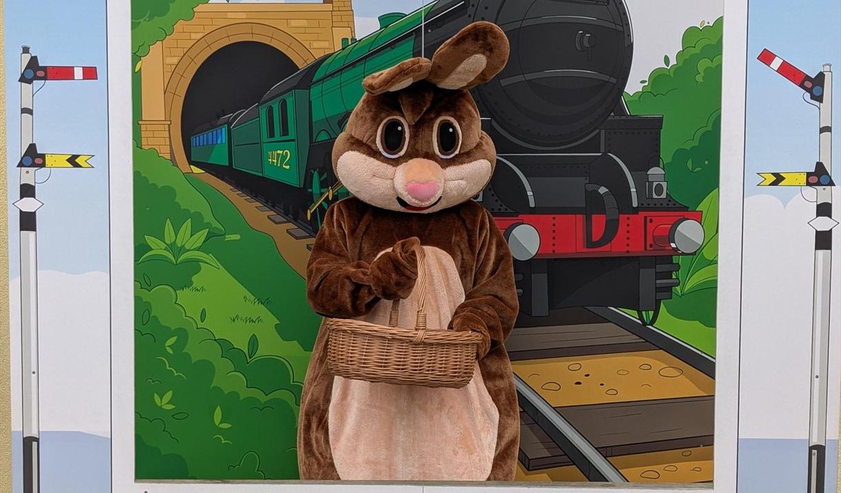 The Easter Bunny at EMSR Adventure Park