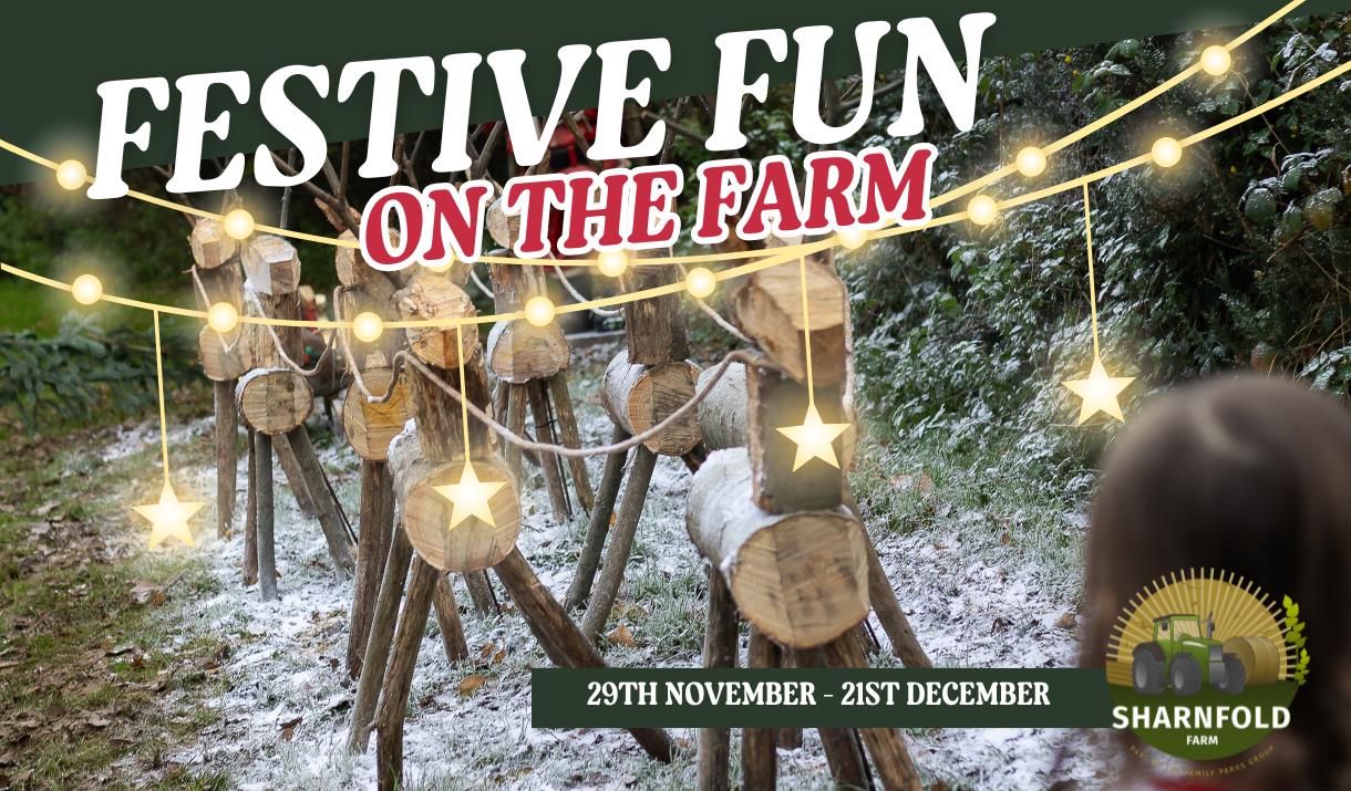 Festive fun on the Farm poster
