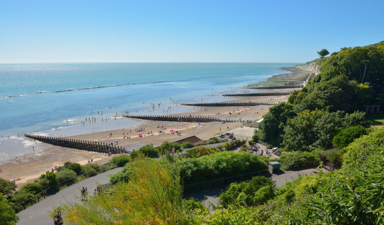 Holywell beaches please credit VisitEastbourne