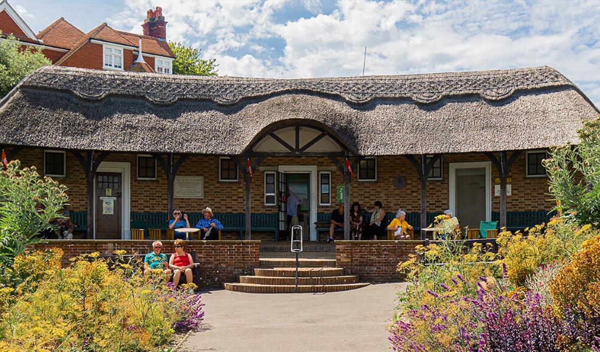 Walks start at the cafe in the Helen Garden
