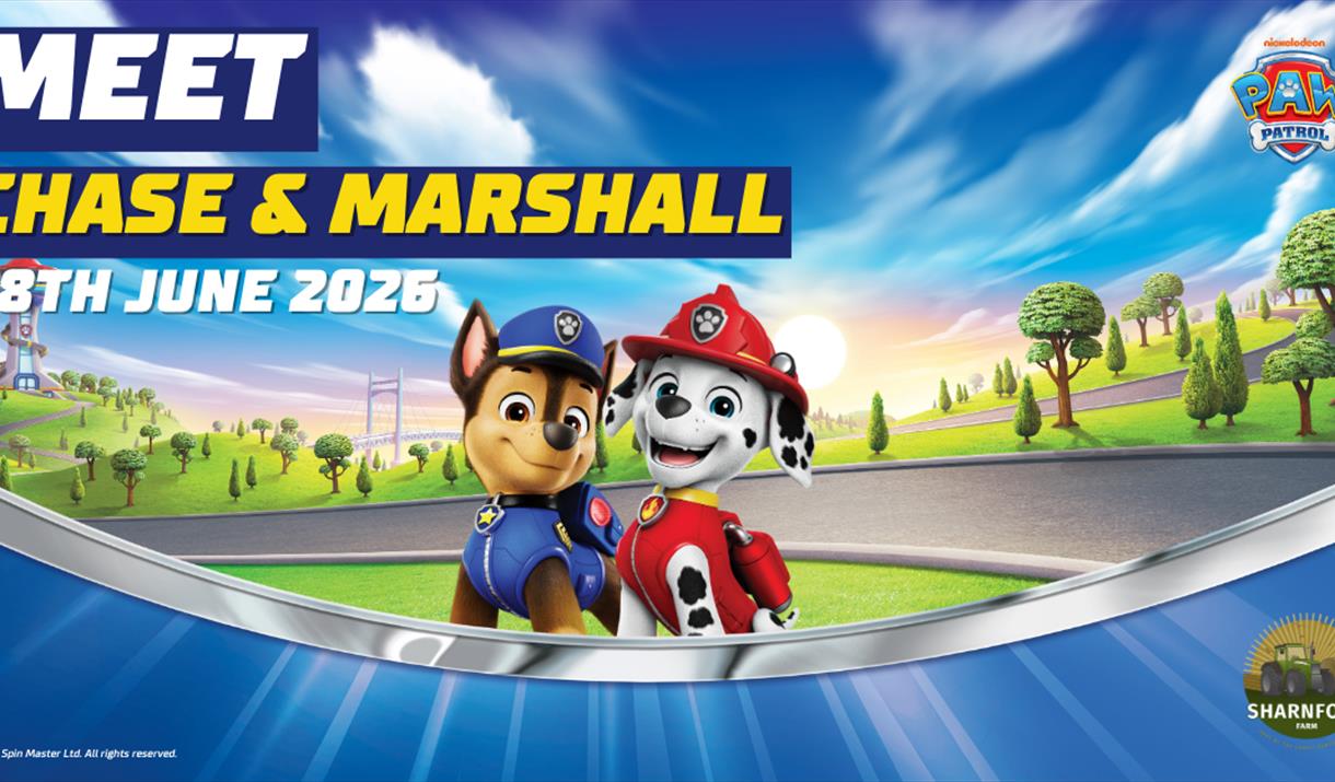 PAW Patrol poster at Sharnfold Farm