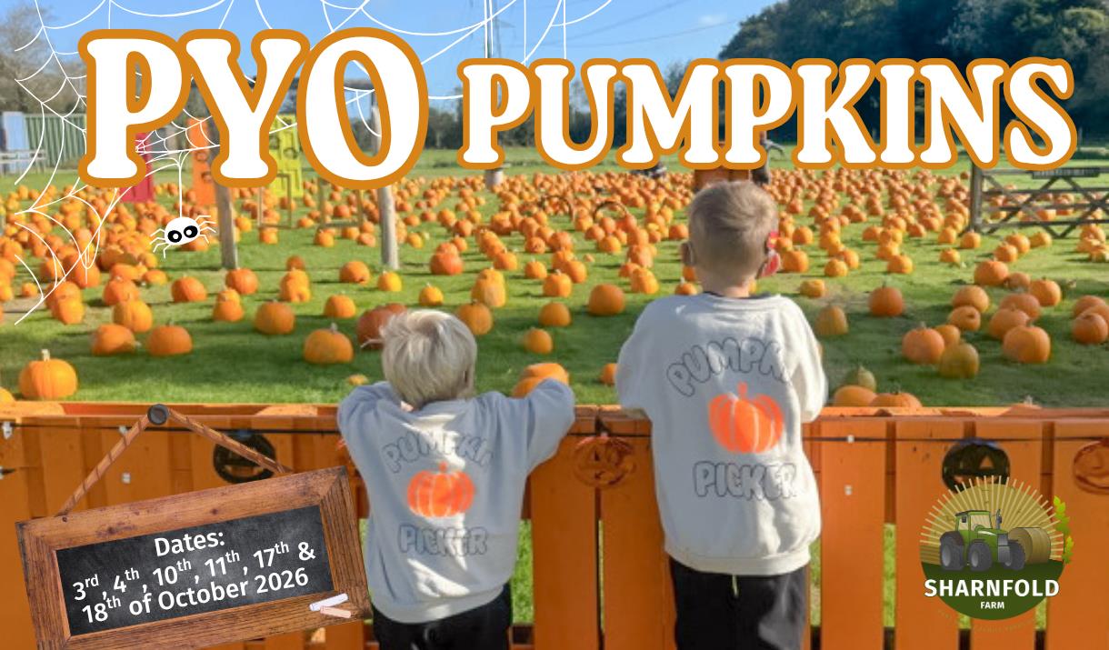 picture of PYO advert for Sharnfold Farm