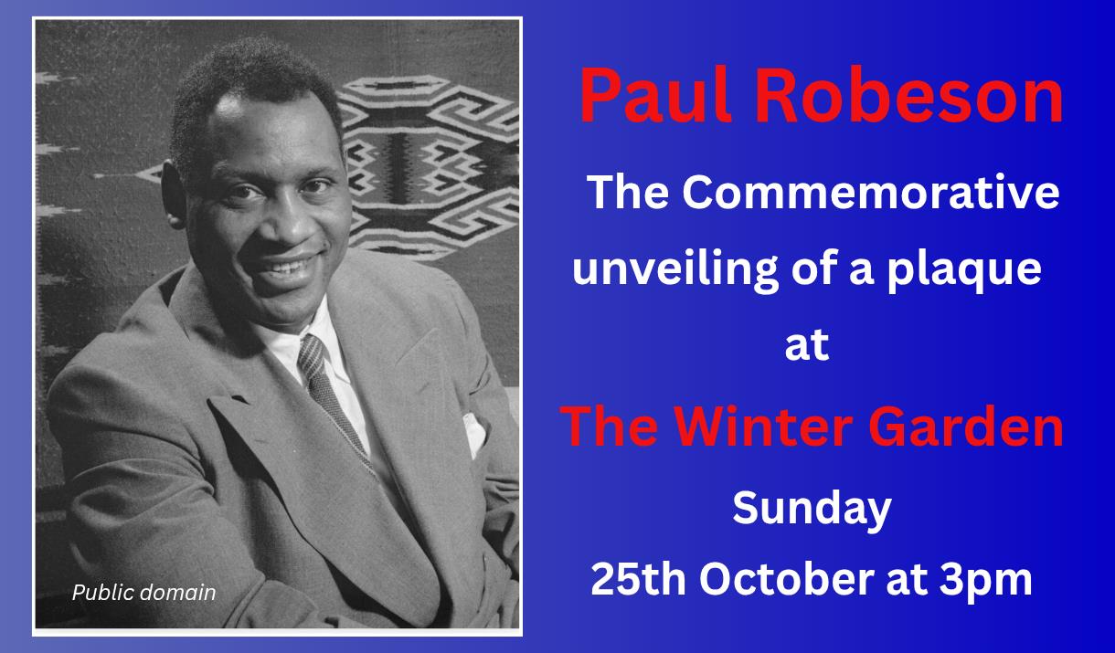Paul Robeson Commemoration at the Winter Garden
