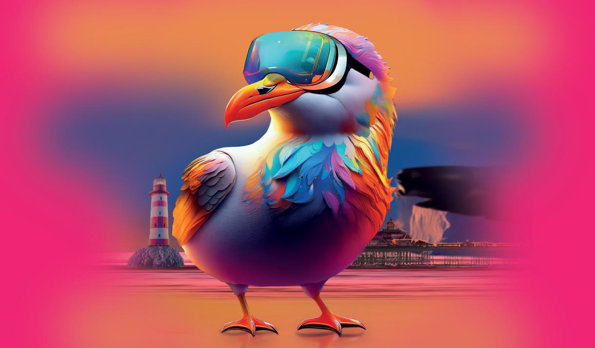 Image of the DigiFest bird mascot