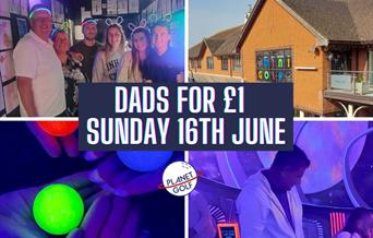 Dads £1 Mini Golf this Fathers Day