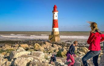 people enjoying the Beachy Head Lighthouse Challenge