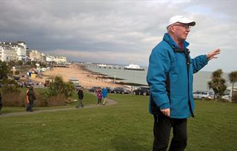 Local guide, Kim Adams, on Wish Hill