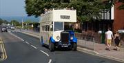 An open top Leyland built in 1936 in service at the Eastbourne Running Day