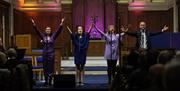 4 singers in church